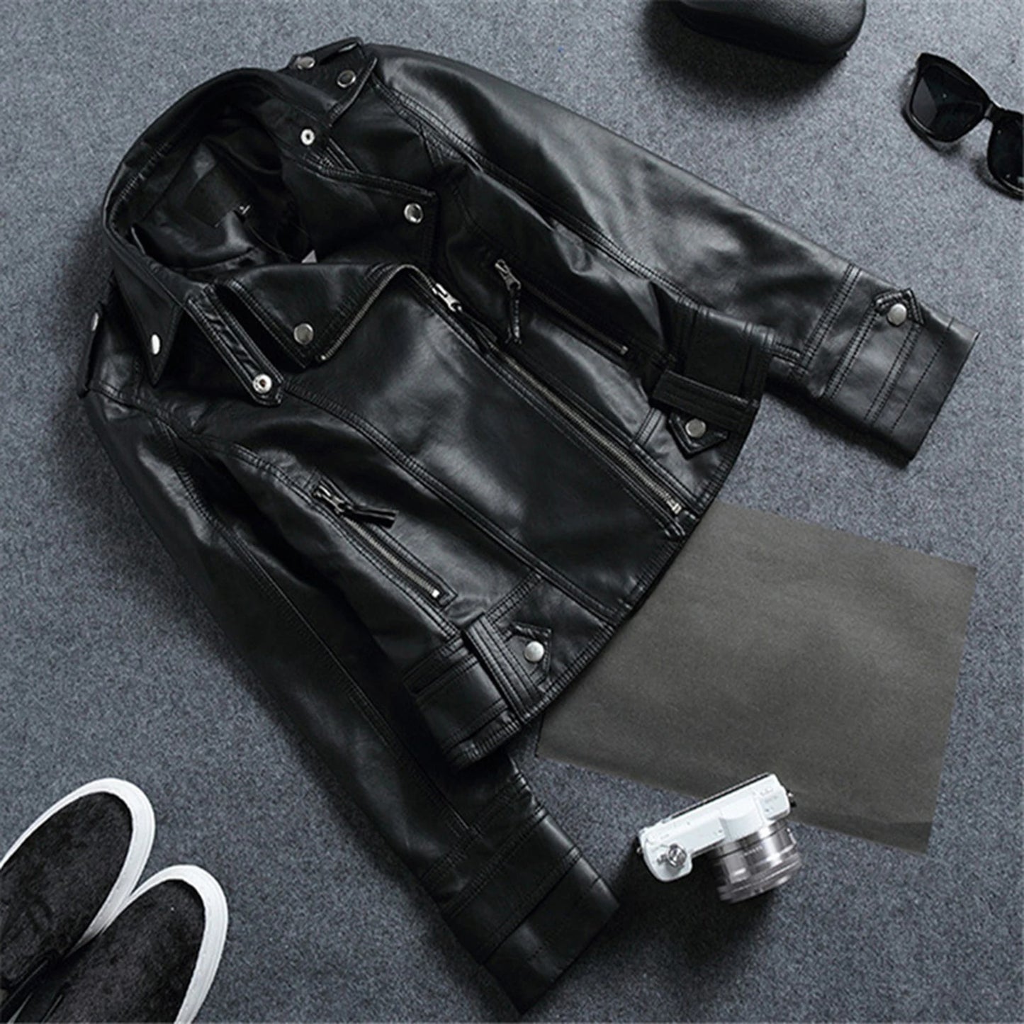 BoldAura Biker Jacket™ - Frigör din inre edge med tidlös stil